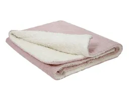 Efie Efie Babydecke weiß/rosa (KbA) – Produktbild 1 von 1