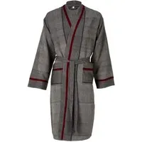 Luks Luks Herren vegan Kimono Bademantel Mete Charcoal – Produktbild 1 von 1