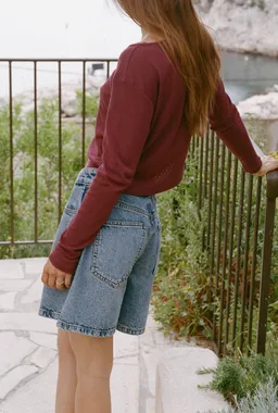 Nénés Nénés Damen vegan Jeansshorts Ambre – Produktbild 1 von 1