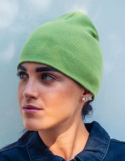 Atlantis Headwear Atlantis Headwear Yala Beanie aus Bio Baumwolle, Mustard, – Produktbild 2 von 3