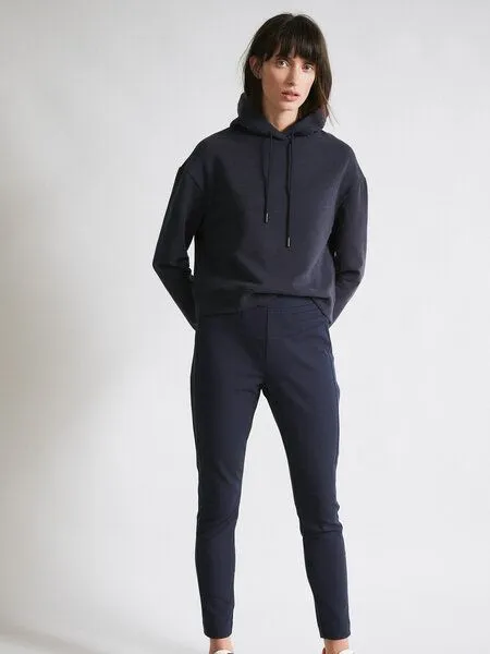 LANIUS LANIUS Slim Fit Hose aus Bio-Baumwolle, Night blue, – Produktbild 1 von 4