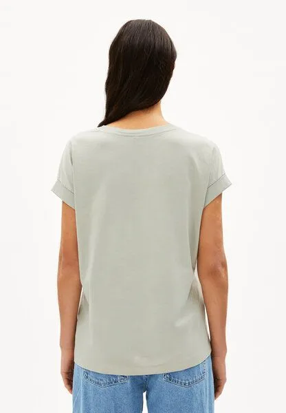 ARMEDANGELS ARMEDANGELS IDAARA Damen T-Shirt aus Bio-Baumwolle, Seagreen, – Produktbild 2 von 4
