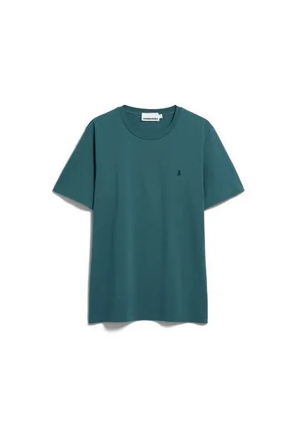 ARMEDANGELS ARMEDANGELS JAAMES Herren T-Shirt aus Bio-Baumwolle, Petrol velvet, – Produktbild 1 von 2
