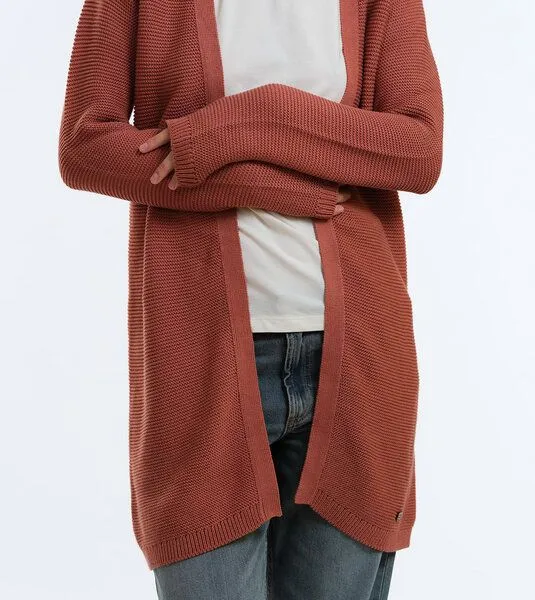 Gary Mash GARY MASH Long-Cardigan Alamo aus Biobaumwolle, Chutney (braun), – Produktbild 4 von 4