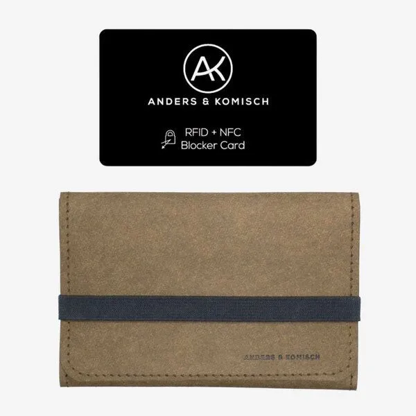 ANDERS & KOMISCH ANDERS & KOMISCH Mittelgroßes Portemonnaie mit RFID Schutz - KOMPAKT, Grau, – Produktbild 5 von 6