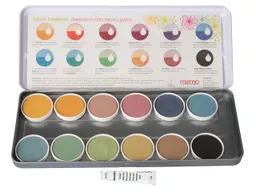 memo Malkasten 'Natural Colours' inkl. Deckweiß – Produktbild 1 von 1