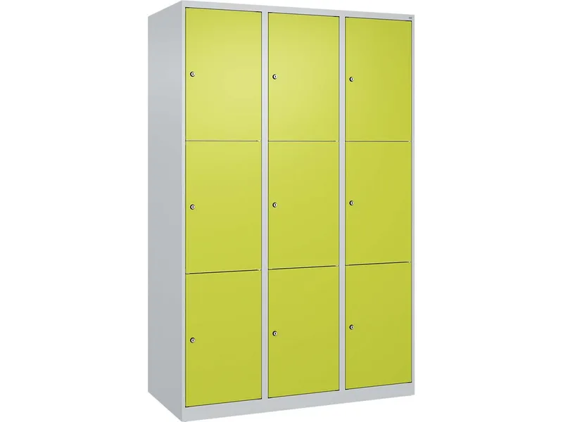 C+P C+P Schließfachschrank Classic PLUS, 9 Fächer, 1850x1200x500mm – Produktbild 1 von 1