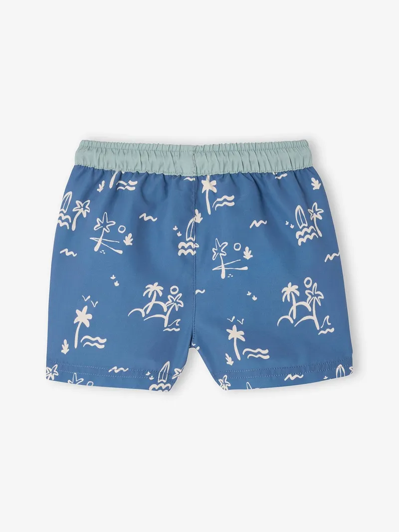 Vertbaudet Baby Badeshorts SUMMER CLUB -, Indigo-blau, – Produktbild 3 von 4