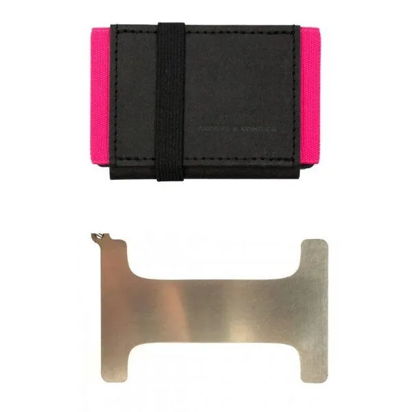 ANDERS & KOMISCH ANDERS & KOMISCH Kleines Portemonnaie mit Schlüsselanhänger für 1-3 Schlüssel, Pink, – Produktbild 1 von 5