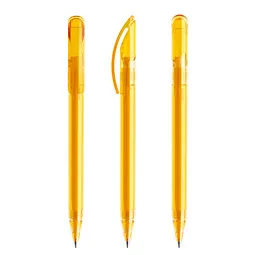 prodir prodir® Drehkugelschreiber DS3 TTT Twist, blaue Mine, gelb – Produktbild 1 von 1
