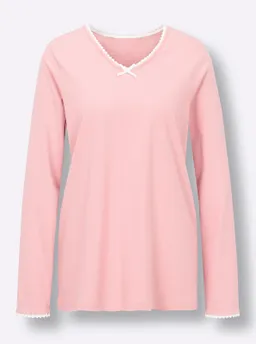 wäschepur Schlafanzug-Shirt hellrosé – Produktbild 1 von 1