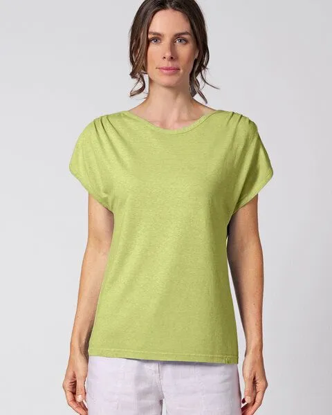 HempAge HempAge Hanf T-Shirt, Bamboo (grün), – Produktbild 3 von 3
