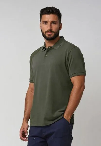 TORLAND TORLAND Herren Poloshirt COASTER, Grün (khaki), – Produktbild 1 von 4