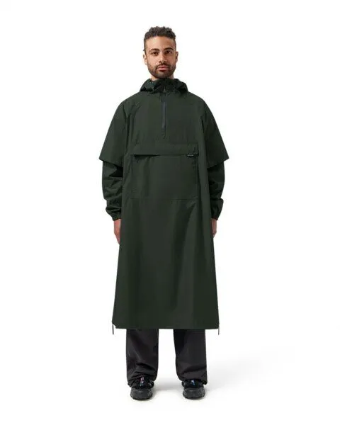 Maium Maium Wasserdichter Regen-Poncho, Dark oak, – Produktbild 2 von 4