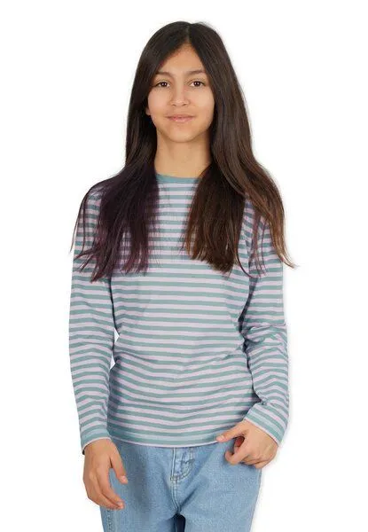 Band of Rascals Band of Rascals Striped Longsleeve, Chinois-green-faded-pink, – Produktbild 1 von 3