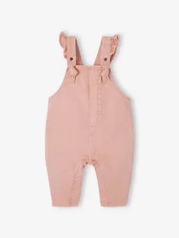 Vertbaudet Baby Latzhose mit Volants pudrig – Produktbild 1 von 1