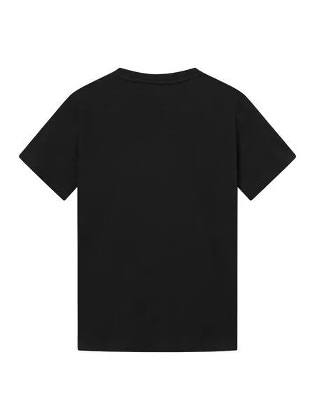 KnowledgeCotton Apparel KnowledgeCotton Apparel T-Shirt LOKE, Black jet, – Produktbild 2 von 4