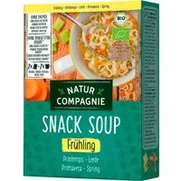 Natur Compagnie Natur Compagnie Bio-Nudelsuppe mit Gemüse "Snack Soup", Frühling, 2 x 17 g – Produktbild 1 von 1