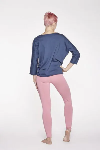 YOIQI YOIQI Sweater aus biologischer Baumwolle, Indigo(blau), – Produktbild 3 von 3