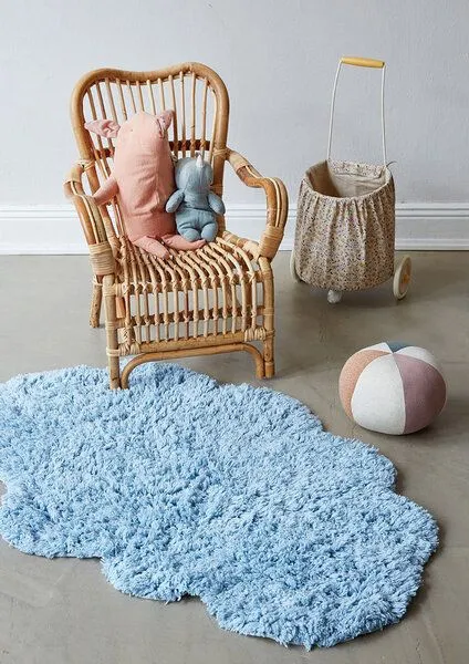liv interior liv interior Teppich Cloud, Blau, – Produktbild 4 von 4