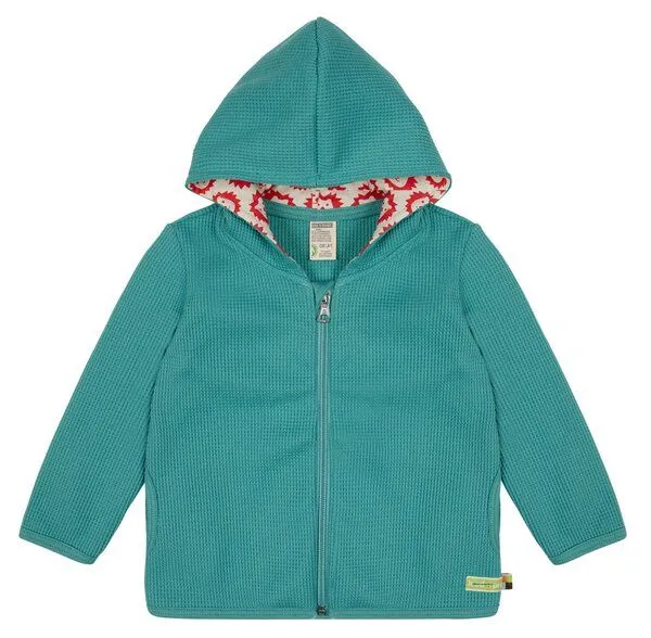 loud + proud loud + proud Jacke Waffel, GOTS-zertifiziert, Oregano(grün), – Produktbild 1 von 2