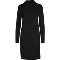 MELA MELA Bio-Damen-Midikleid 'HARLEEN', langarm, schwarz, Gr. M – Produktbild 1 von 1