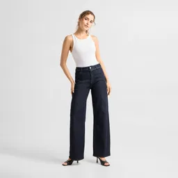 DAWN DAWN Jeans BLINK Wide Barrel Raw Blue – Produktbild 1 von 1