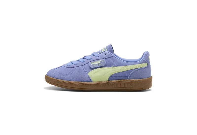 Puma Puma PALERMO Sneaker für Alltag, aus Leder, mit Schnürverschluss, Lila, – Produktbild 2 von 5