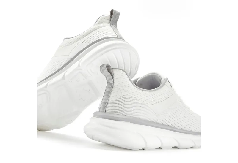 John Devin John Devin Schnürschuh, Halbschuh, Freizeitschuh, Schnürhalbschuh, Turnschuh Sneaker im sportiven Look mit ultraleichter, flexibler Sohle Unisex VEGAN, Weiß, – Produktbild 5 von 5