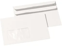 100 C6 Briefumschläge SK m.F. RC grau – Produktbild 1 von 1