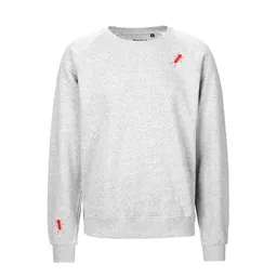 HANDGEDRUCKT HANDGEDRUCKT "Ameisen" Unisex Sweatshirt aus reiner Biobaumwolle (kbA) – Produktbild 1 von 1