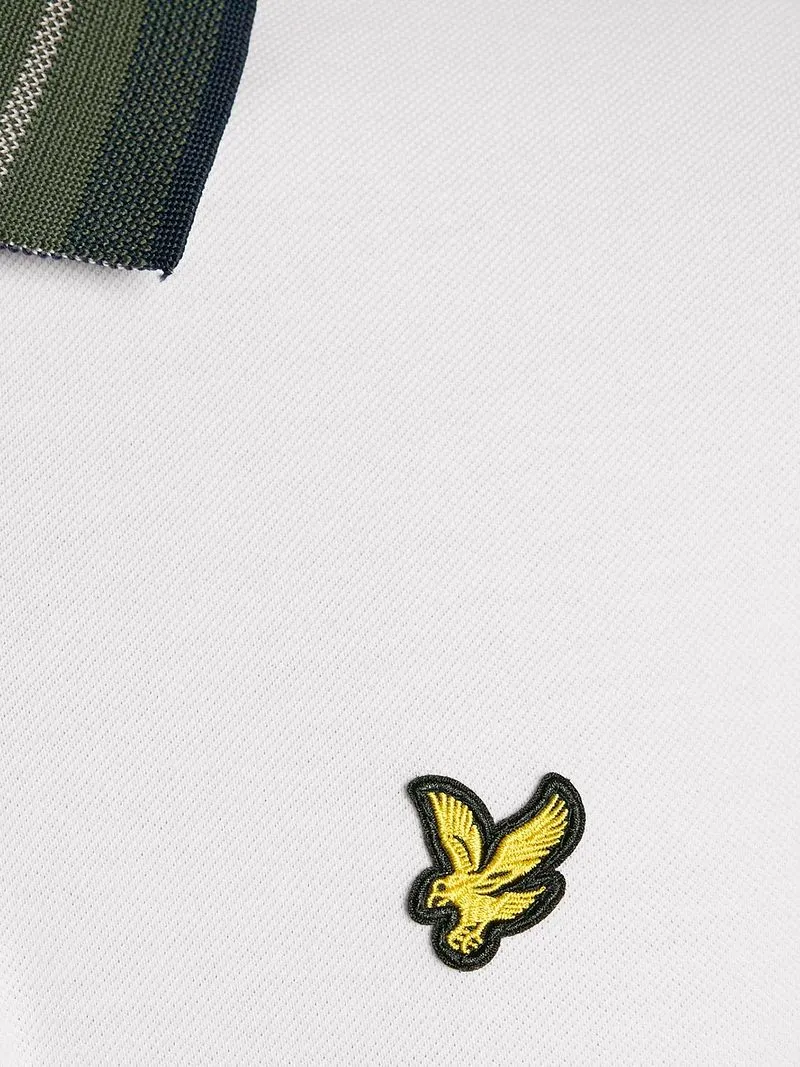 Lyle and Scott Lyle & Scott Poloshirt Tartan-Kragen Weiß - Größe XL, Weiß, – Produktbild 5 von 5