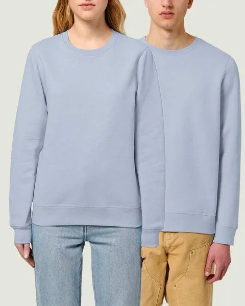 YTWOO YTWOO Unisex Sweatshirt | fairtrade & ökologisch, Blau (hell), – Produktbild 1 von 4