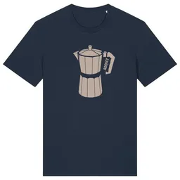 Spangeltangel Spangeltangel T-Shirt bedruckt, Kaffee Addict, Siebdruck, Herren, Bio-Baumwolle – Produktbild 1 von 1