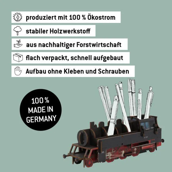 WERKHAUS WERKHAUS Stiftebox Dampflok BR 64 – Produktbild 4 von 5