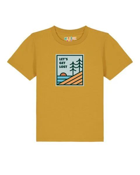 watabout.kids watabout.kids T-Shirt Kinder Let's Get Lost, Ochre, – Produktbild 1 von 2