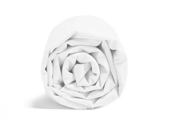 Yumeko Laken "Yumeko" aus Perkal-Baumwolle, Pure white, – Produktbild 1 von 4