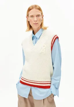 ARMEDANGELS ARMEDANGELS ICONIC Å COLLEGE Damen Pullunder aus Bio-Baumwoll-Mix – Produktbild 1 von 1
