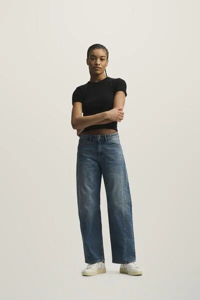 DAWN DAWN Jeans ASH Barrell Leg Vintage Blue – Produktbild 4 von 5