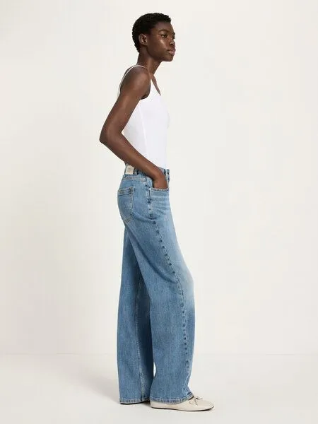 LANIUS LANIUS Straight Jeans (GOTS) aus Bio-Baumwolle, Blue, – Produktbild 3 von 5