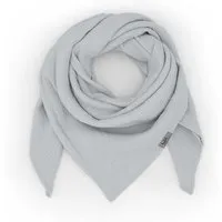Hutch Putch Hutch&Putch Musselin Halstuch - Schal - Tuch für Erwachsene (Damen und Herren) einfarbig aus 100% Bio-Baumwolle, Light grey, – Produktbild 1 von 1