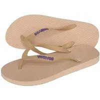 Waves WAVES Flip Flops - Zehentrenner 100 % Naturkautschuk, Beige, – Produktbild 1 von 1