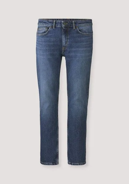 hessnatur hessnatur Jeans BEN Regular Straight aus Bio-Denim, Dark blue washed, – Produktbild 6 von 7
