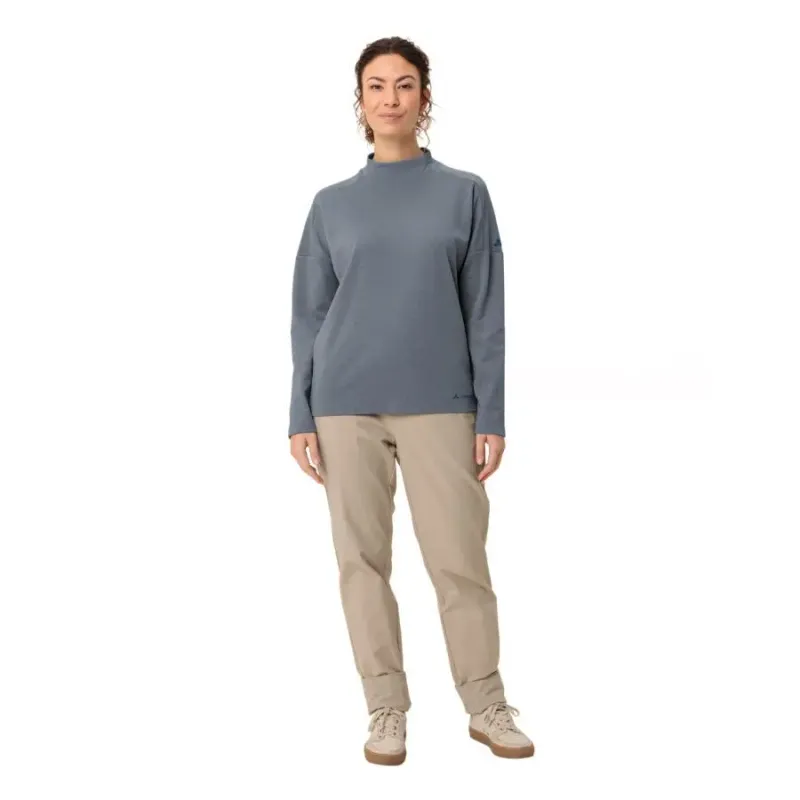 Vaude VAUDE Damen-Pullover 'Coreway' mit überschnittenen Schultern, dark sea, Gr. 36 – Produktbild 2 von 3
