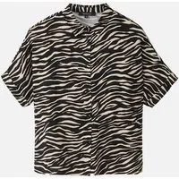 recolution Damen Bluse aus LENZING ECOVERO Viskose - LOTUS ZEBRA - recolution – Produktbild 1 von 1