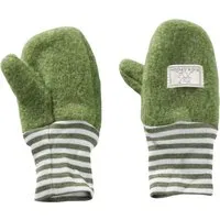 Pickapooh Pickapooh Kinder Fäustlinge Bio-Merinowolle Fleece moos Gr. 3 (2 bis 4 Jahre), Grün, – Produktbild 1 von 1