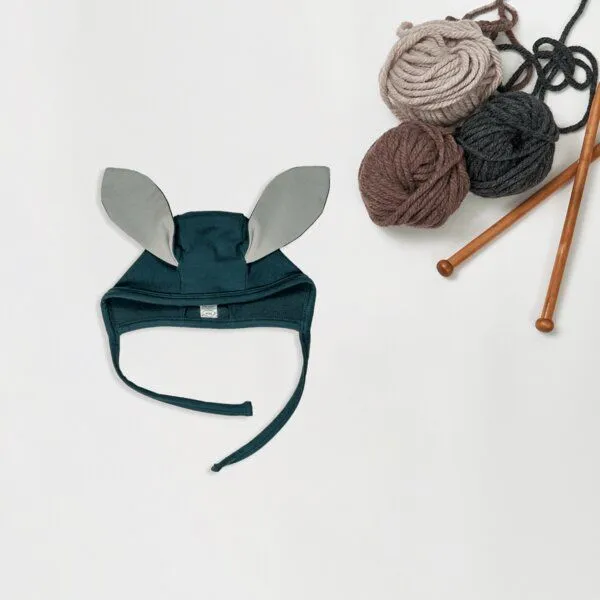 tetoi-vienna tetoi-vienna TENCEL kuschelweiche Babyhaube "Alpenflausch Mützchen", Moosgrün, – Produktbild 1 von 4