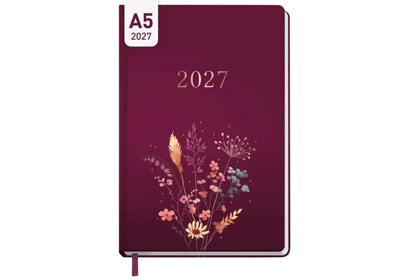 Häfft Häfft Terminkalender Großdruck-Kalender 2027 A5 - extra große Schrift – Produktbild 1 von 5