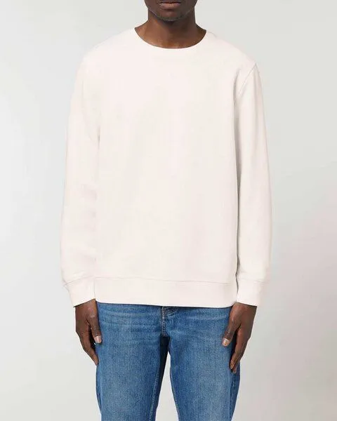 YTWOO YTWOO Unisex Sweatshirt | fairtrade & ökologisch, Weiß (vintage), – Produktbild 2 von 4
