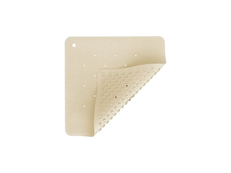 HEVEA HEVEA Duschmatte Wave sand 52,5 x 52,5 cm, Naturkautschuk – Produktbild 2 von 5